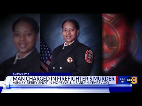 Hopewell man charged with murder of Richmond Firefighter Ashley Berry nearly 4 years after shooting