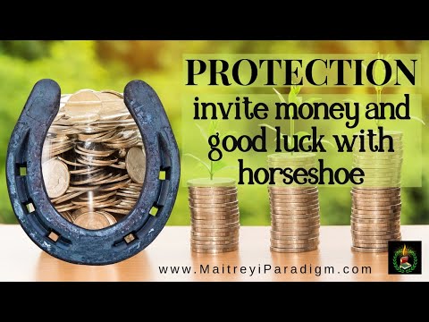 Protect your dear ones... invite money and good luck with horseshoe