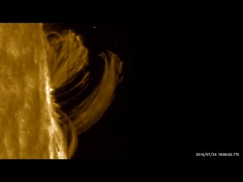 IRIS Spots Plasma Rain on Sun’s Surface