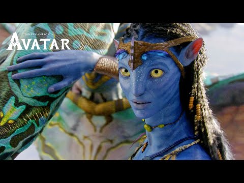 Climbing Flying Rocks - AVATAR (4k Movie Clip)