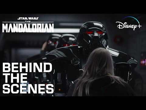 Dark Trooper Behind the Scenes Star Wars The Mandalorian | Disney+