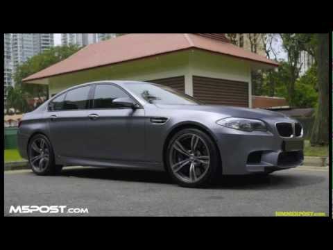 2012 BMW M5 Active Sound Disabled (Before and After)