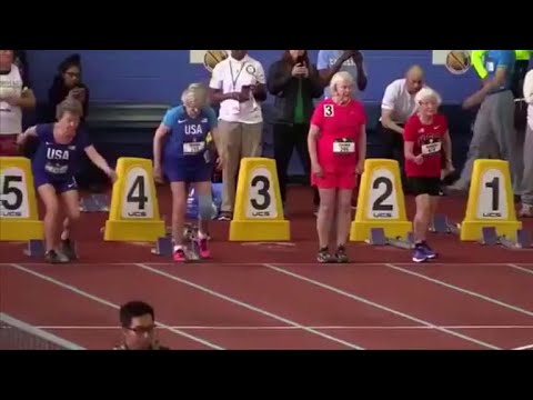 100-year-old and 102-year-old runners break world records