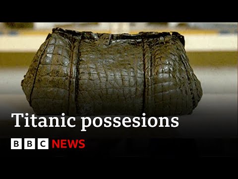 Rarely-seen items recovered from Titanic wreckage | BBC News