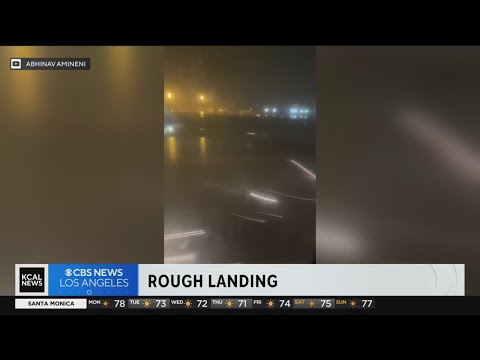 Rough landing at John Wayne Airport rattles passengers aboard Alaska Airlines flight