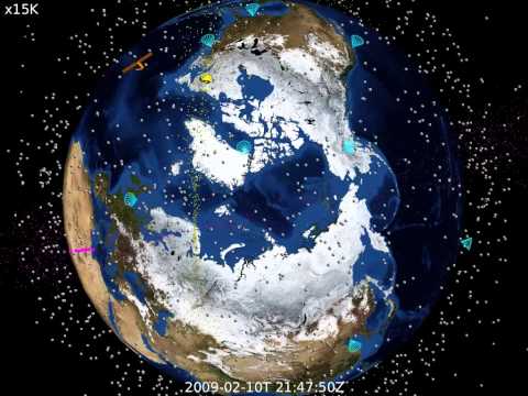 LLNL TESSA Simulation of 2009 Cosmos+Iridium Satellite Collision