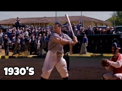 1930’s New York Yankees Spring Training Footage ⭐️ [In 4K Color, Audio Added &amp; Enhanced]