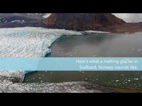 Sounds of melting glaciers could reveal how fast they shrink