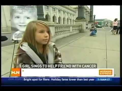 Abby Miller on CNN&#039;s Headline News for her &quot;Love Notes for Taylor&quot; fundraising efforts