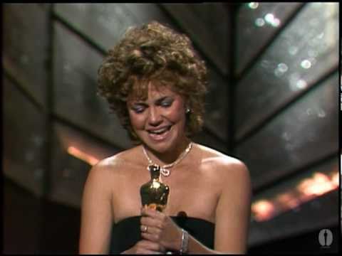 Sally Field winning an Oscar® for &quot;Places in the Heart&quot;