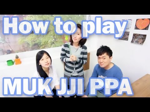 How to play 묵찌빠 [muk-jji-ppa]