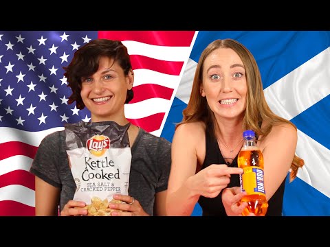 American &amp; Scottish People Swap Snacks