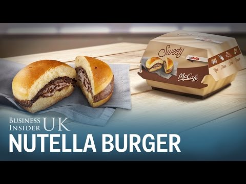 McDonald&#039;s Nutella Burger In Italy