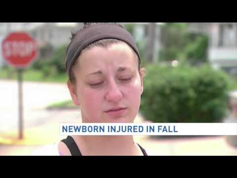 Newborn baby dropped by nurse, skull fractured