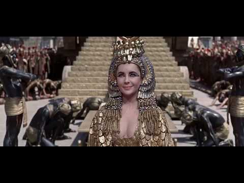 Cleopatra (1963 ) Elizabeth Taylor Entrance into Rome Scene (HD)