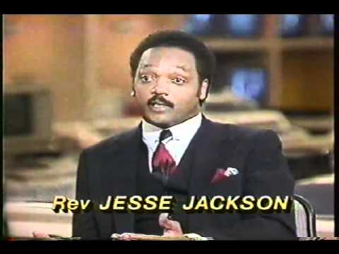 Jerry Falwell and Jesse Jackson debate on Nightline