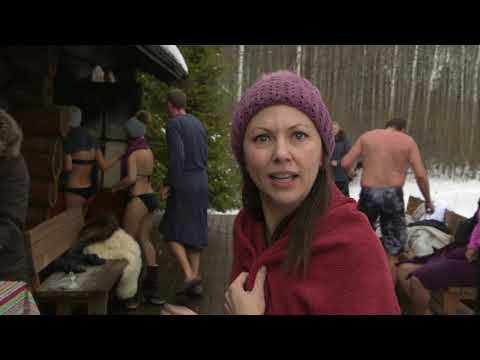 Estonia: Christa takes part in a sauna marathon! - BBC Travel Show