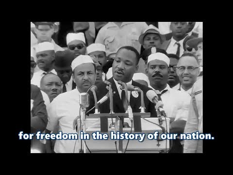 I Have a Dream speech by Martin Luther King .Jr HD (subtitled)