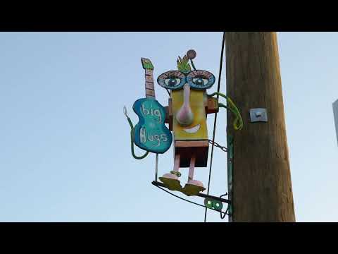 Pay Phone Art on Telephone Pole Venice Los Angeles California USA May 17, 2022