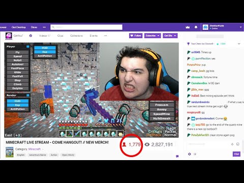 I banned a Twitch streamer for HACKING AGAIN on my Minecraft server LIVE..