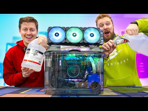 Worlds FIRST All Intel Mineral Oil Gaming PC