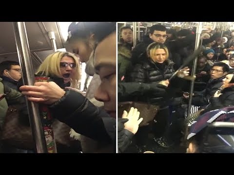 Woman charged in apparent violent, racist tirade on D train