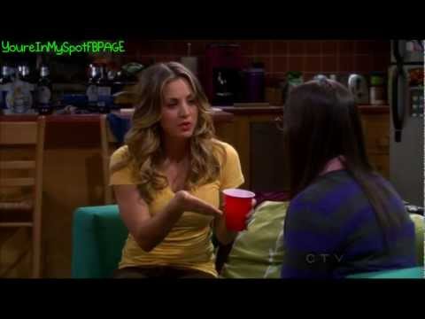 Penny And Amy Play Quarters - The Big Bang Theory