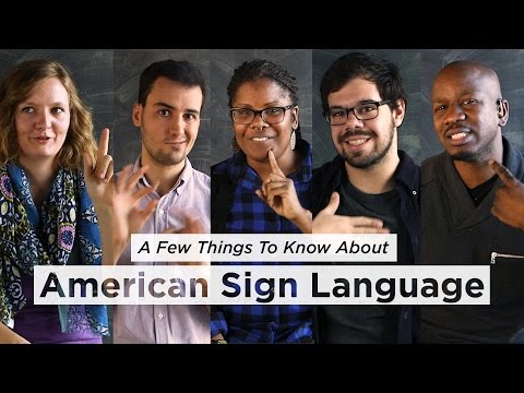 A Few Things to Know About American Sign Language | NPR