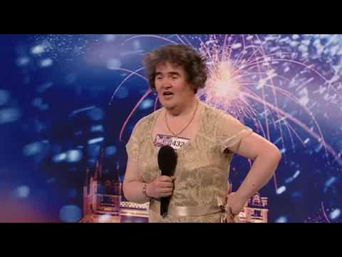 SUSAN BOYLE &quot;I DREAMED A DREAM&quot; BRITAINS GOT TALENT 2009 (SINGER) (HD)
