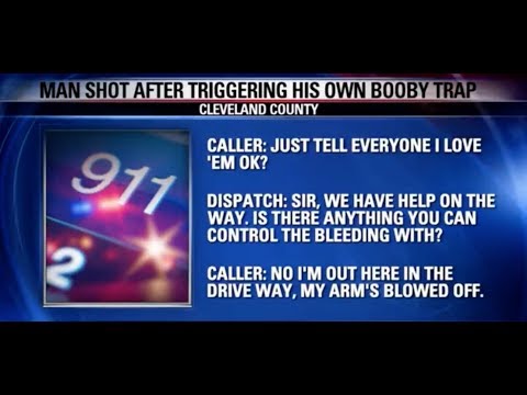 Overheard: 911 Call of Man Who &quot;Blowed&quot; His Arm Off with Booby-Trapped Shotgun