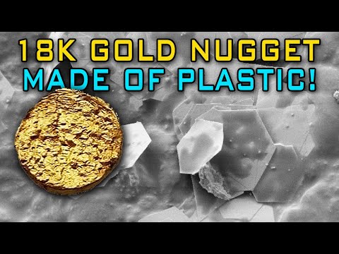 18K Gold Nugget Made Of PLASTIC!