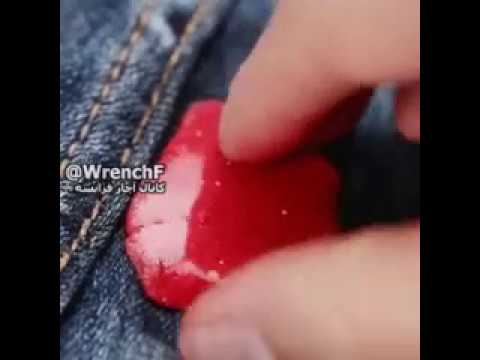 how to remove chewing gum from clothes with ice