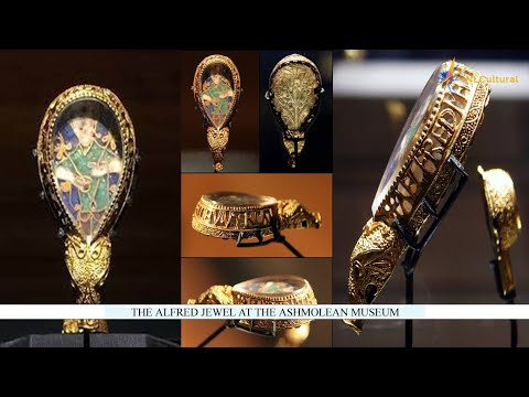 The Alfred Jewel at the Ashmolean Museum