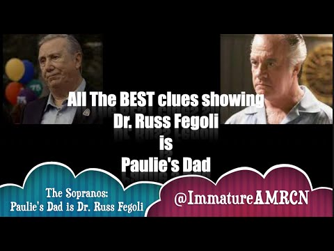 The Sopranos: Paulie&#039;s Dad is Dr. Russ Fegoli
