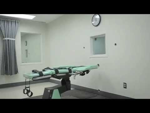 Inside the lethal-injection chamber at San Quentin