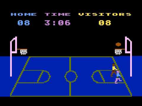 The First Black Video Game Character (Atari Basketball, 1979)