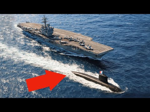 How a French Submarine &quot;SANK&quot; a $4.5 Billion U.S. Navy Aircraft Carrier