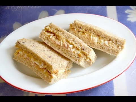 Tuna and egg salad Sandwich