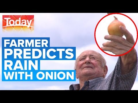 Meet the &#039;onion oracle&#039; who can predict the weather | Today Show Australia