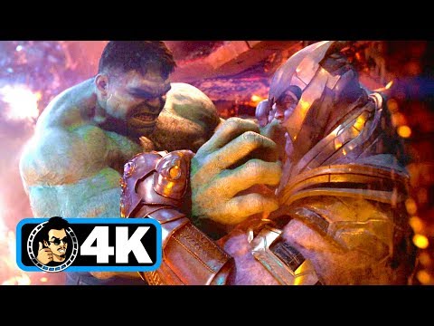 AVENGERS: INFINITY WAR Clip - &quot;Hulk Vs Thanos Fight&quot; (2018) 4K Ultra HD