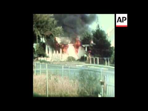 SYND 19-5-74 BATTLE BETWEEN POLICE AND MEMBERS OF SYMBIONESE LIBERATION ARMY