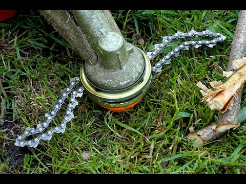 CHAIN Trimmer Head !? REVIEW AND TEST #2