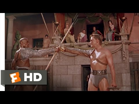 Spartacus (4/10) Movie CLIP - Fight to the Death (1960) HD