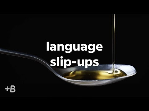 Language Slip-Ups: Freudian Slips And Other Common Language Errors | WordPlay