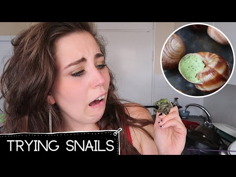 BRITISH COUPLE TRYING FRENCH SNAILS FOR THE FIRST TIME