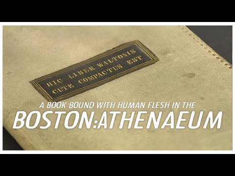 Boston Athenaeum: Welcome to the oldest library in the USA with a book binded in human flesh.