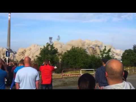 Couple Nearly Killed By A Flying Rock From Building Demolition