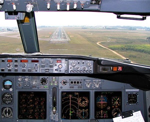Cockpit-Landing