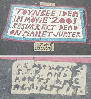 Toynbee Tile At Franklin Square 2002