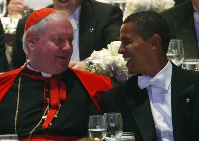 Egan-Admiring-Us-Democratic-Presidential-Nominee-Senator-Barack-Obama-D-Il-Shares-A-Laugh-With-Cardinal-Edward-Egan-At-The-2008-Alfred-E-Smith-Dinner-In-New-York-October-16-2008